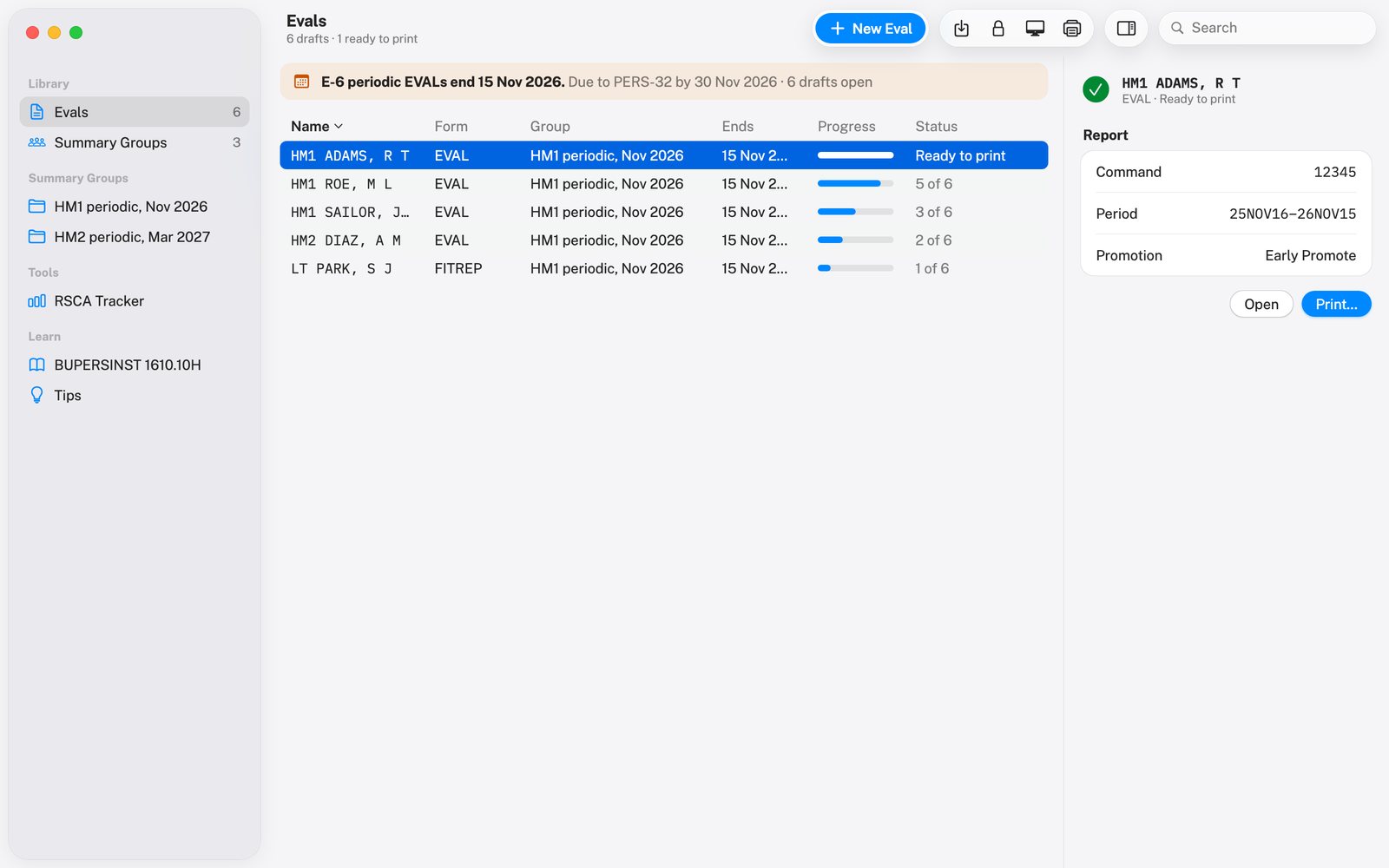 myEval on Mac